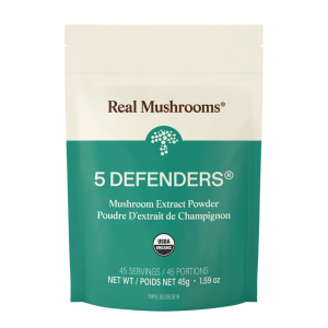 image of 5 Defenders Mushroom Powder by Real Mushrooms