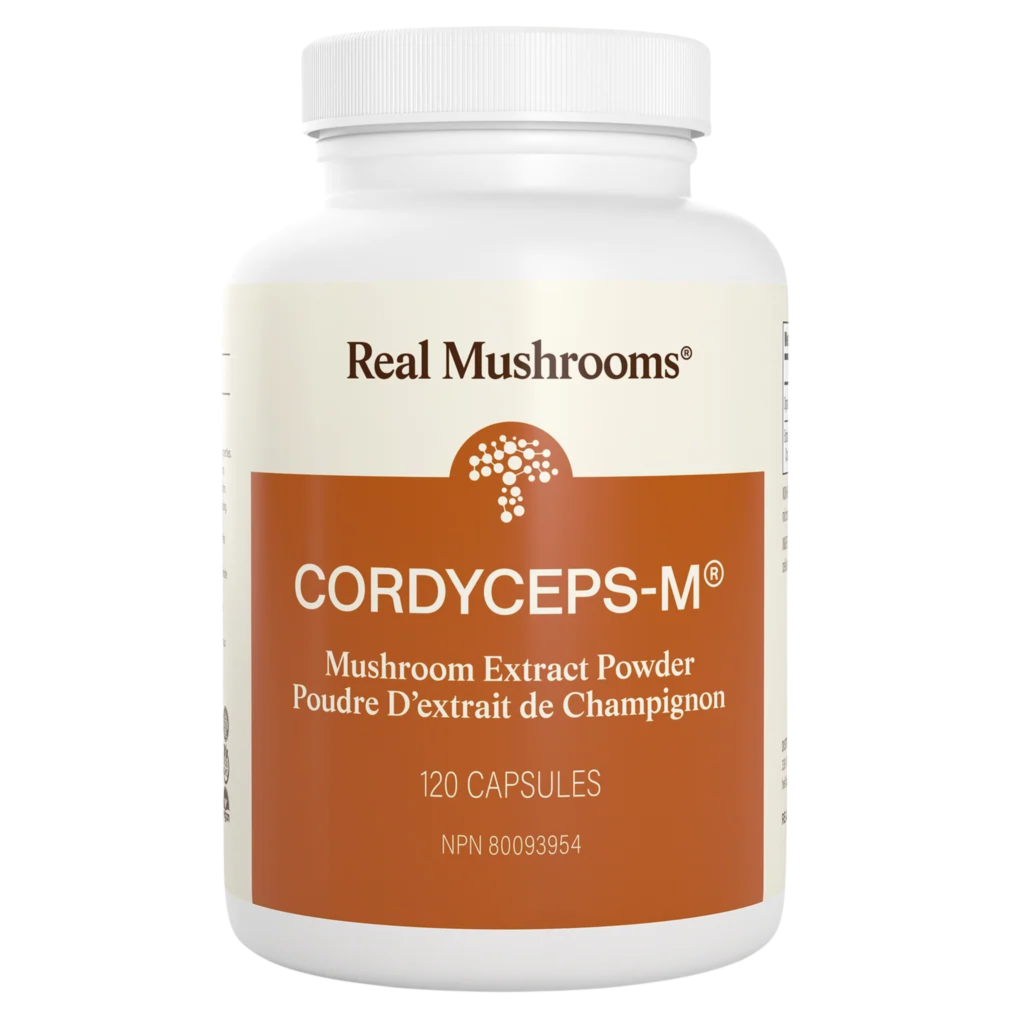 image of Cordyceps (Militaris) Mushroom Capsules by Real Mushrooms