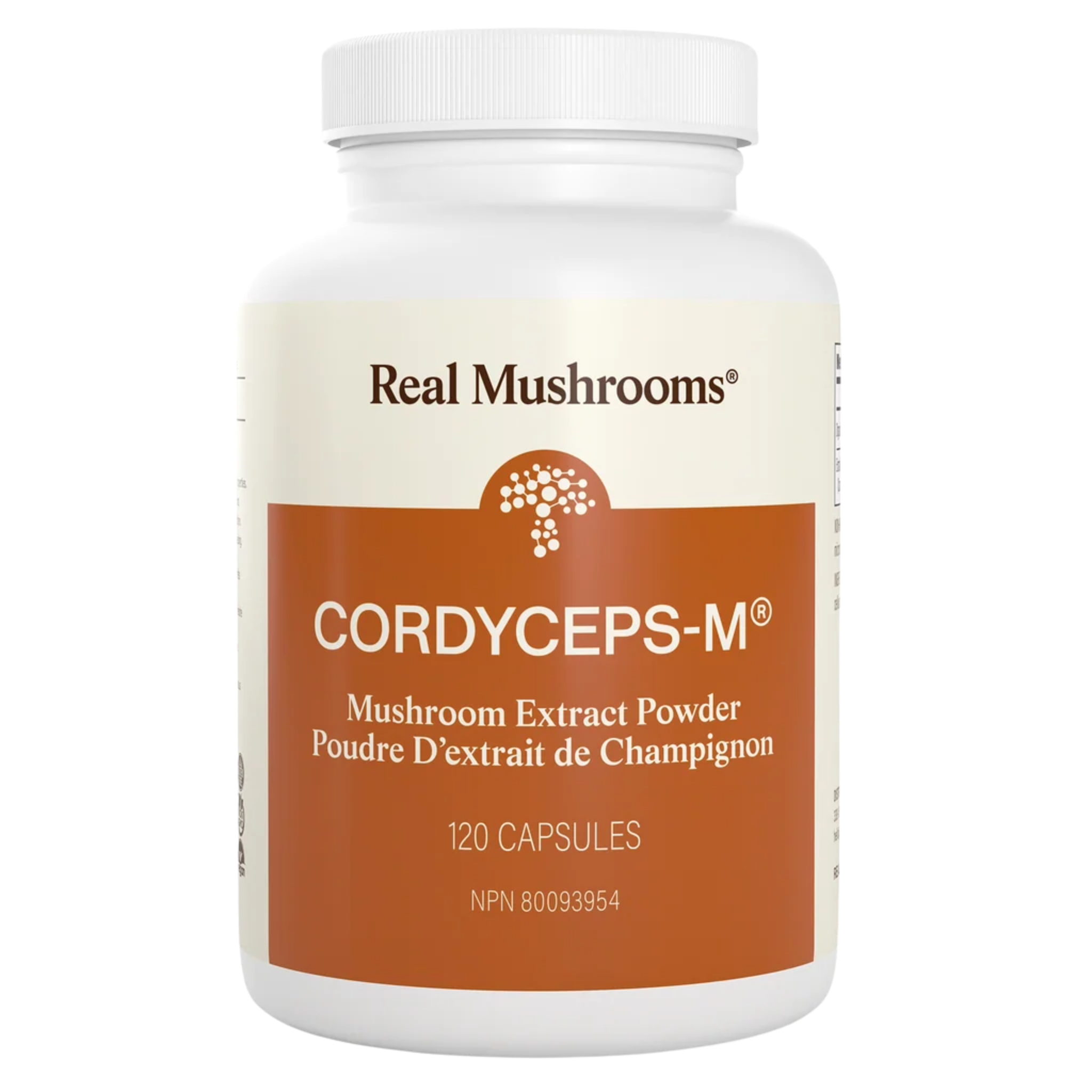 image of Cordyceps (Militaris) Mushroom Capsules by Real Mushrooms