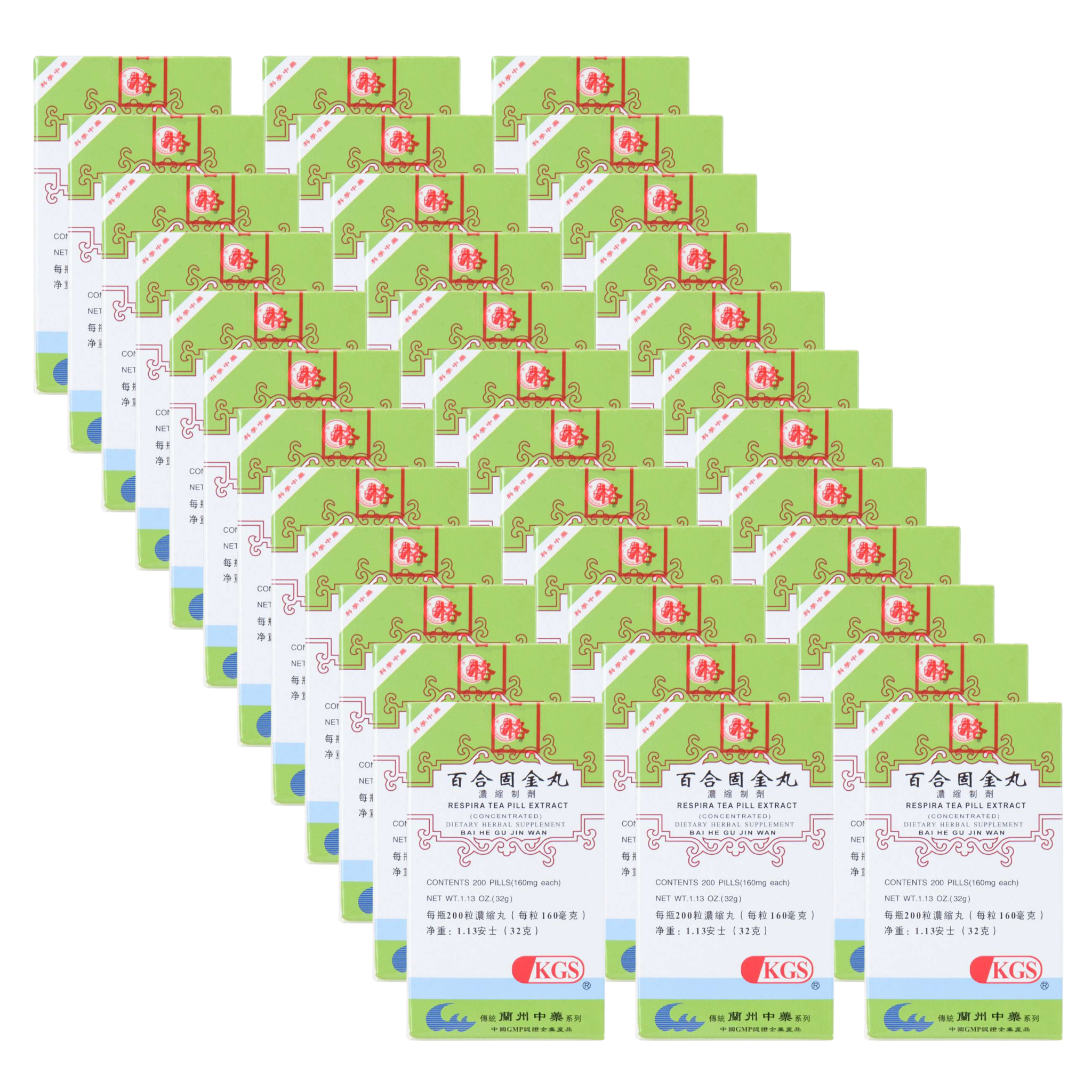 Image of Bai-He-Gu-Jin-Wan-Respira 36 pack