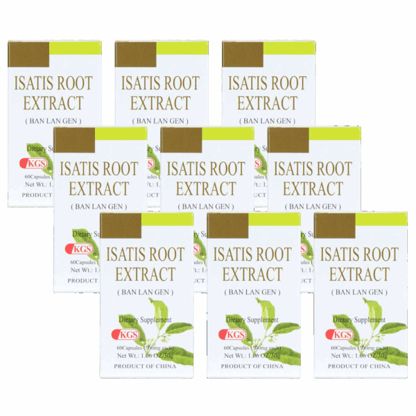 Image of Ban-Lan-Gen-Isatis-Root-Extract 9 pack