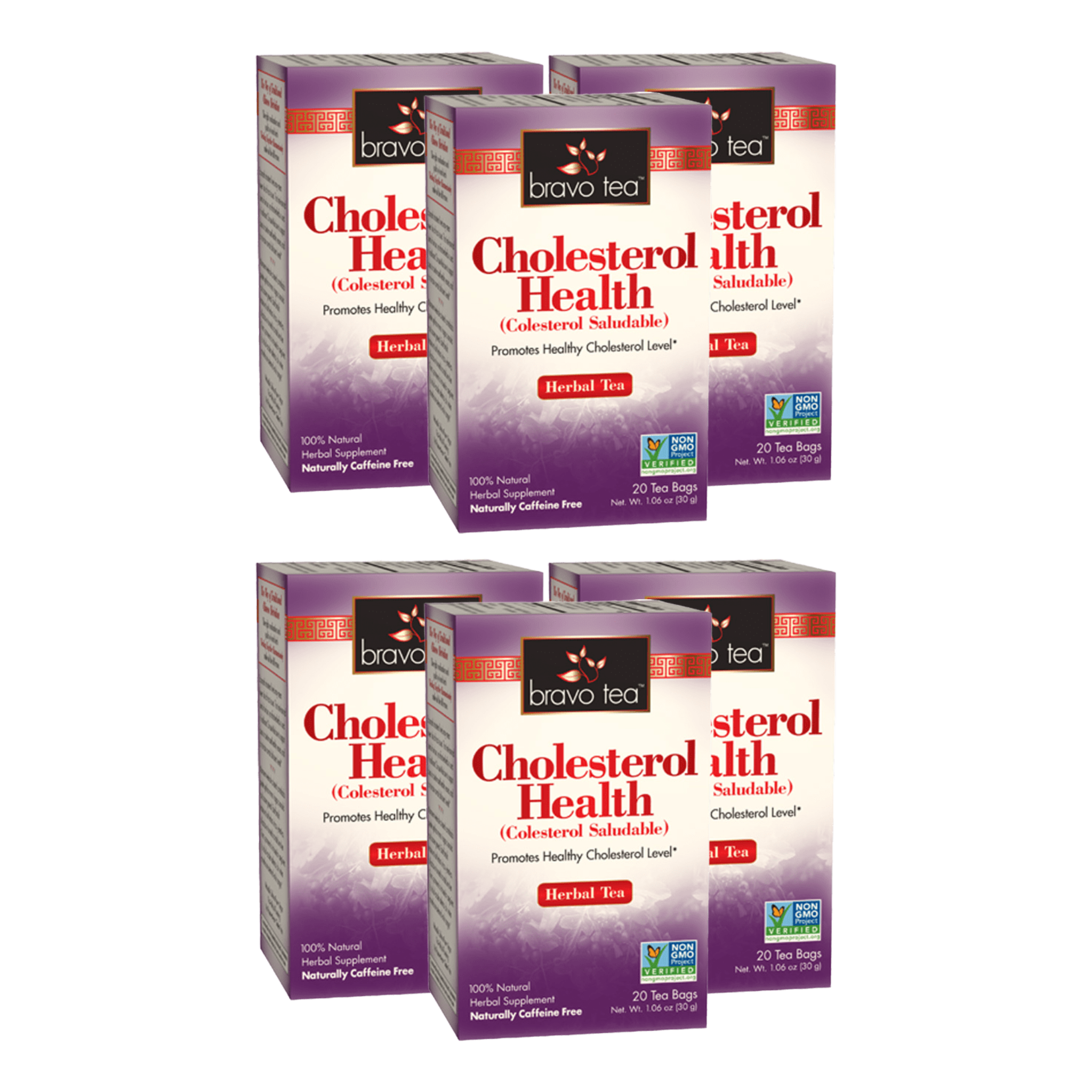 Image of Cholesterol Health Tea - by Bravo Tea - 6-pack