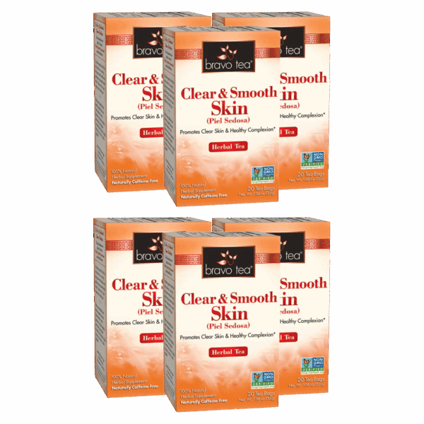 Image of Clear and Smooth Skin Tea - by Bravo Tea - 6-pack