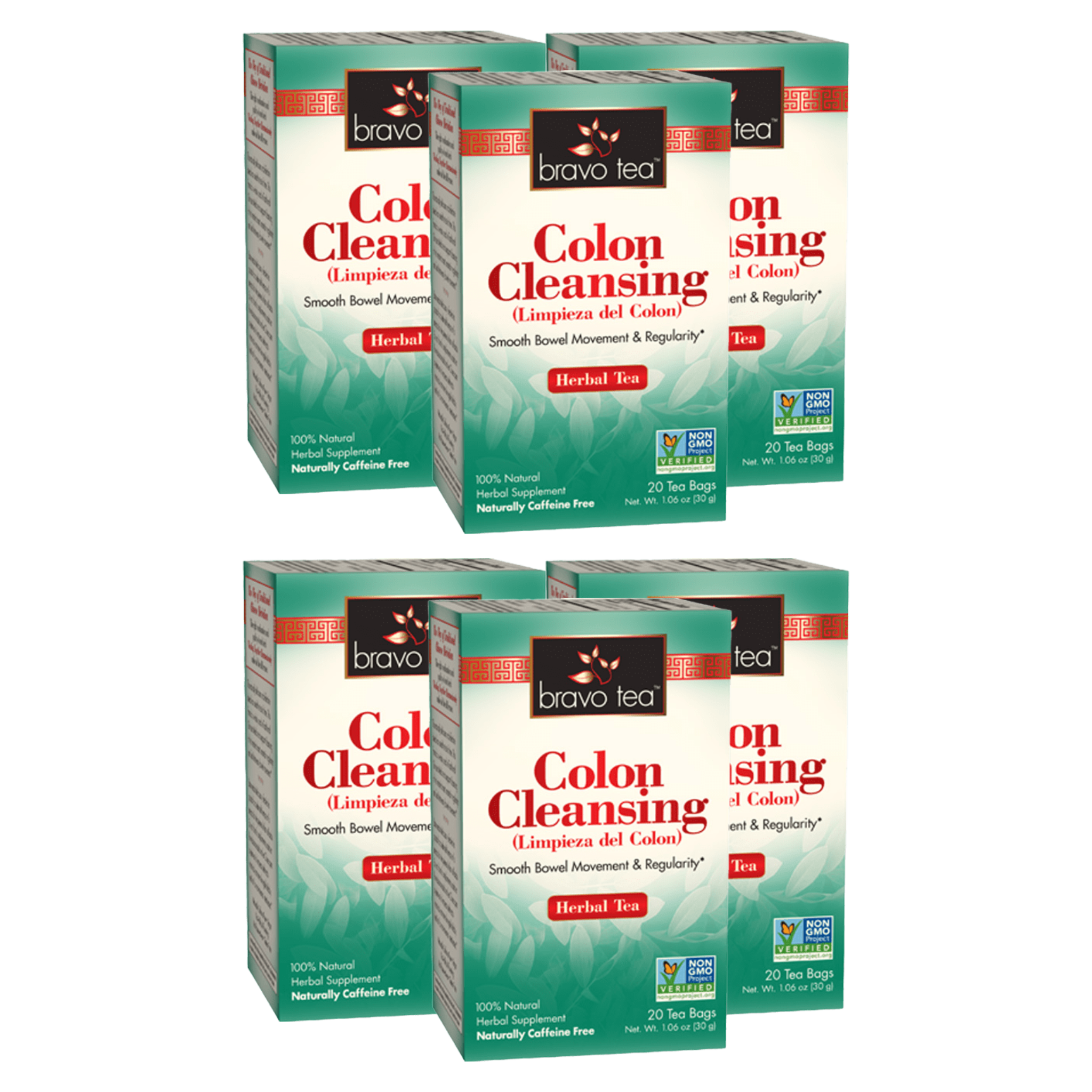 Image of Colon Cleansing Tea - by Bravo Teas - 6-pack