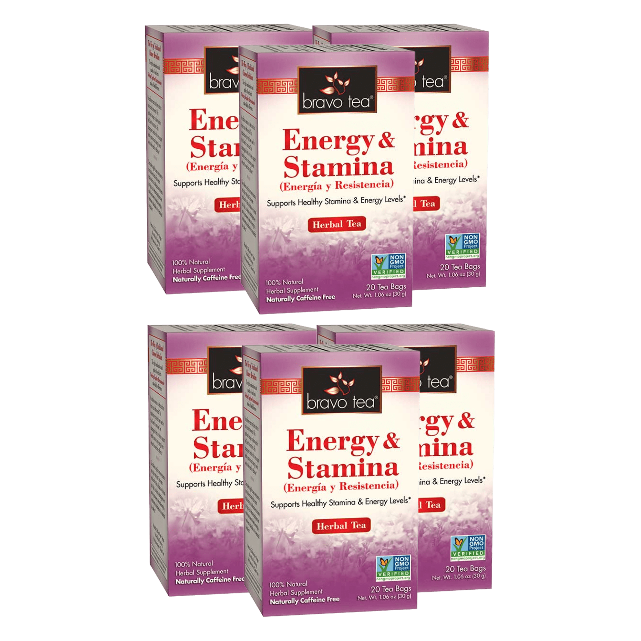 Image of Energy and Stamina Tea - by Bravo Tea - 6-pack