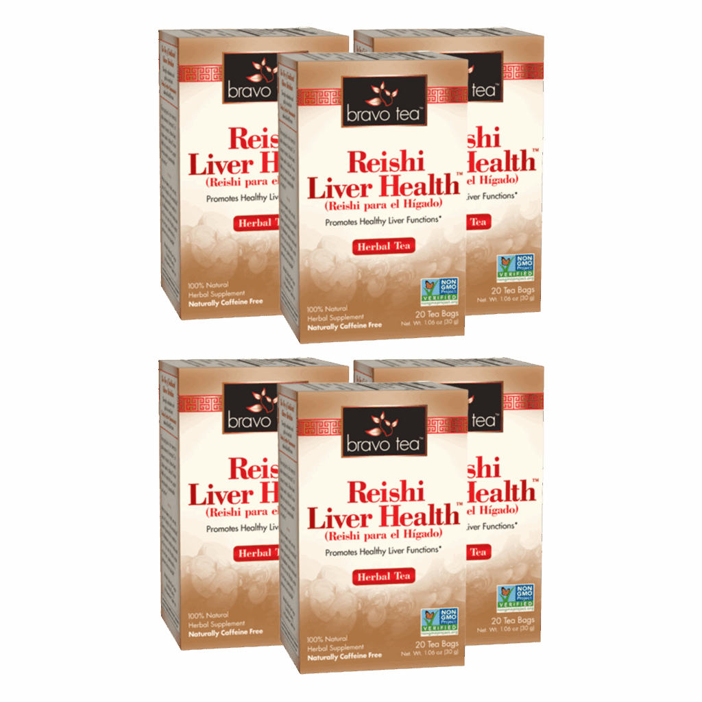 Image of Reishi Liver Health Tea - by Bravo Tea - 6-pack