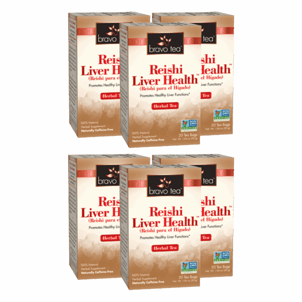Image of Reishi Liver Health Tea - by Bravo Tea - 6-pack