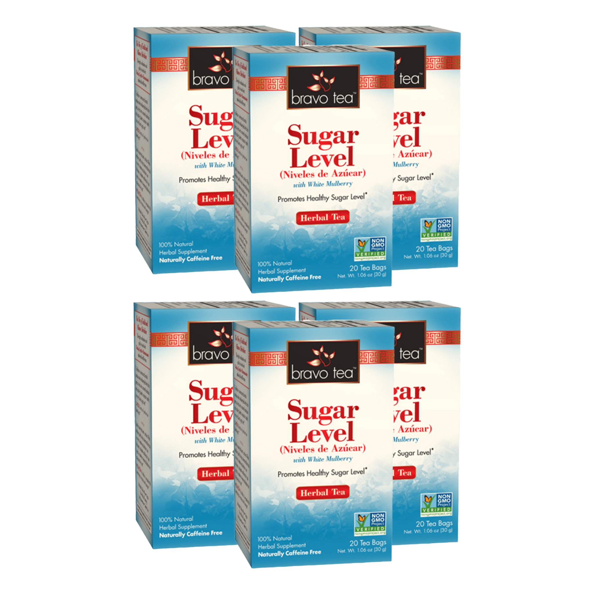 Image of Sugar Level Tea - by Bravo Tea - 6-pack