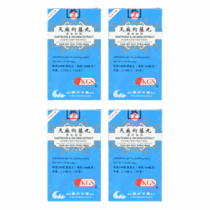 image of Tian-Ma-Gou-Teng-Wan-Gastrodia-Uncaria-Extract-KGS- 4 pack