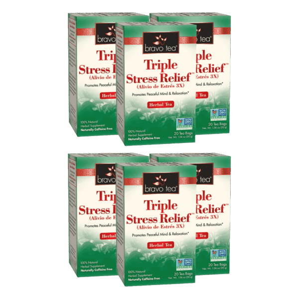 Image of Triple Stress Relief Tea - by Bravo Tea - 6-pack