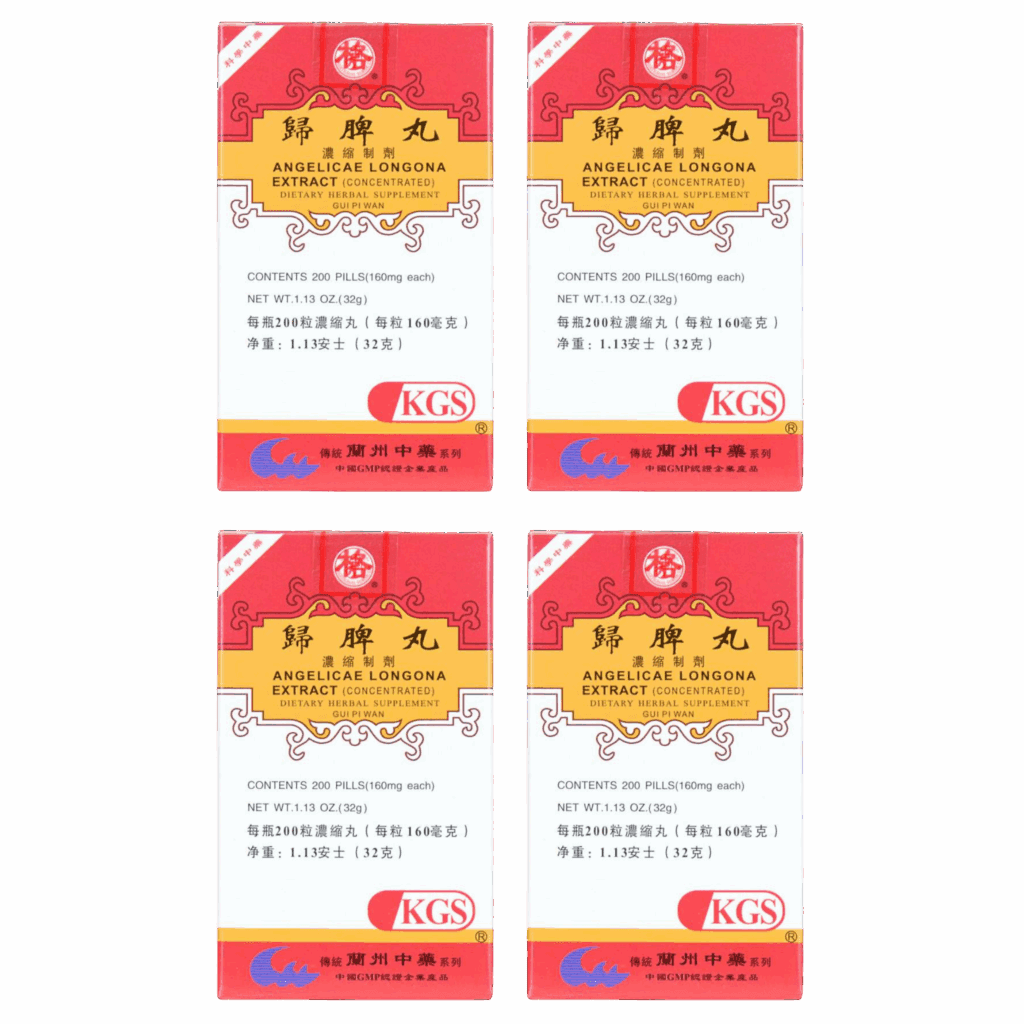 Image of Angelicae-Longona-Extract-Gui-Pi-Wan 4 pack