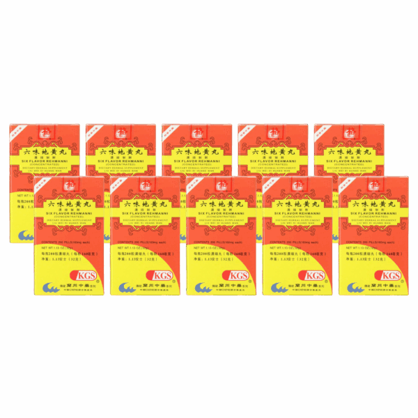 Image of Liu-Wei-Di-Huang-Wan-Six-Flavor-Rehmanni- 10 pack