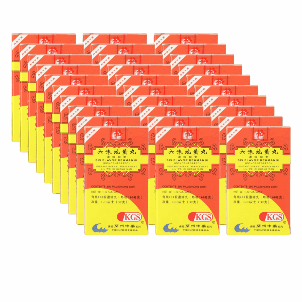 Image of Liu-Wei-Di-Huang-Wan-Six-Flavor-Rehmanni- 36 pack