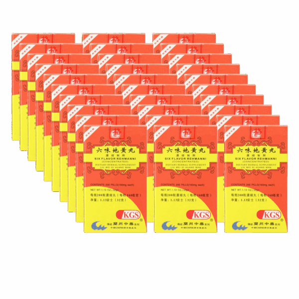 Image of Liu-Wei-Di-Huang-Wan-Six-Flavor-Rehmanni- 36 pack