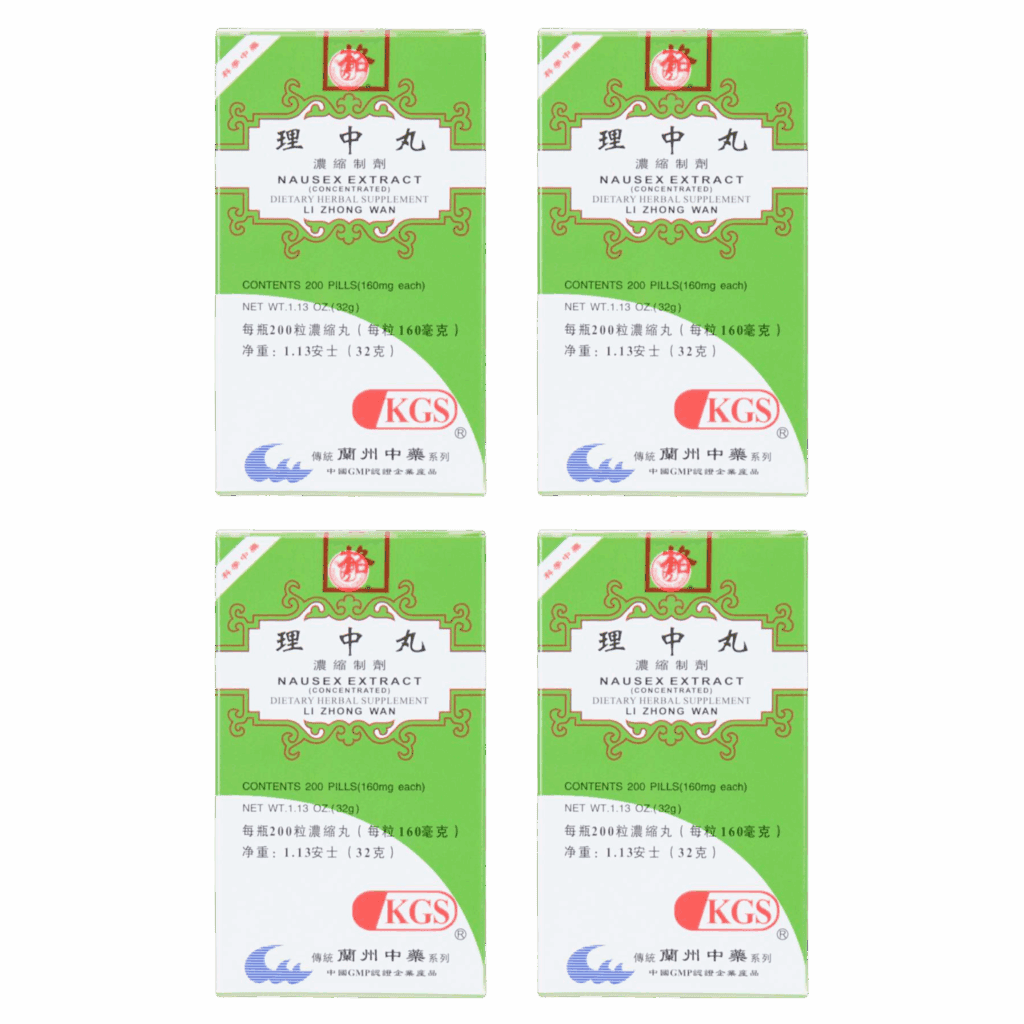 Image of Nausex-Extract-Li-Zhong-Wan- 4 pack