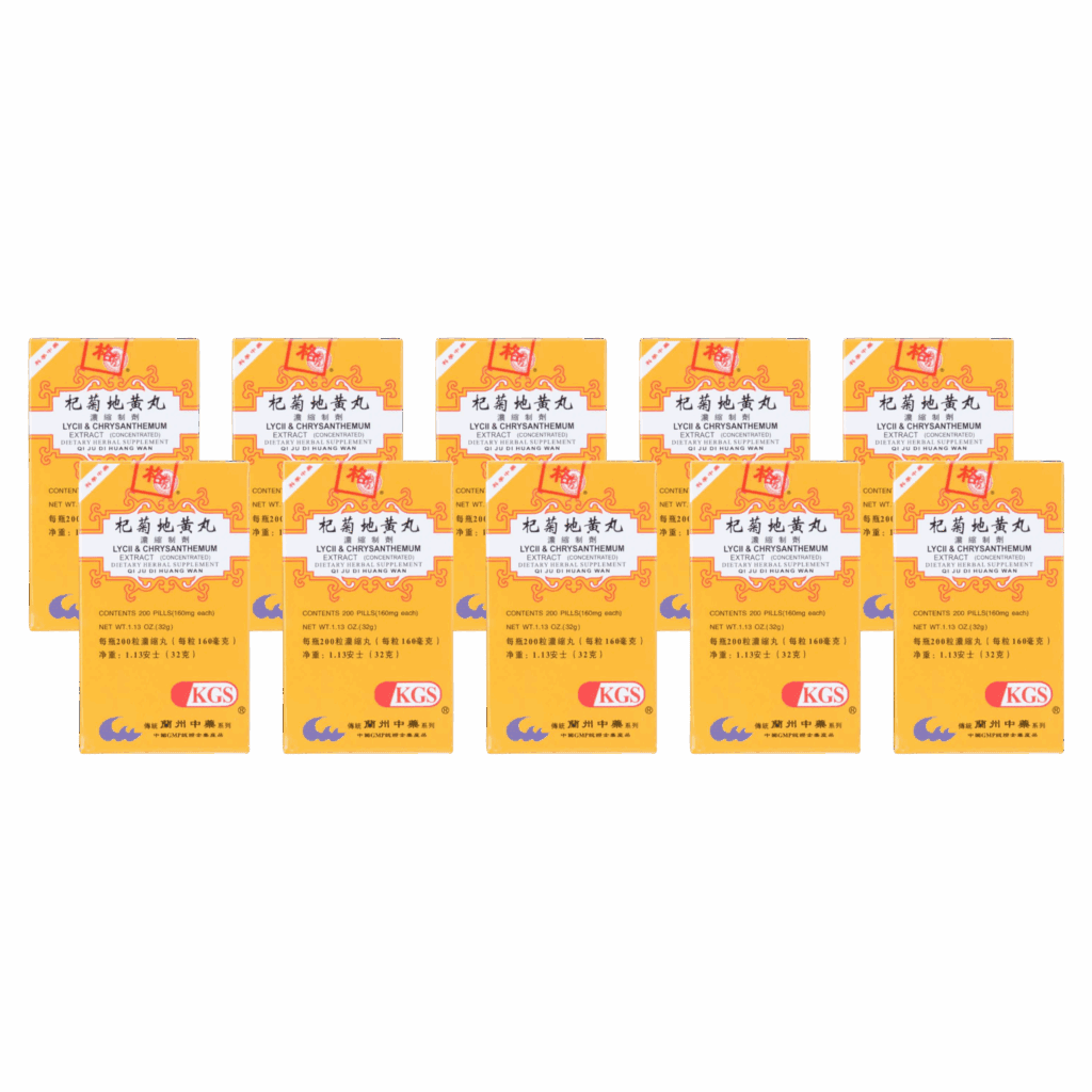 Image of Qi-Ju-Di-Huang-Wan-Lycii-Chrysanthemum-Extract- 10 pack