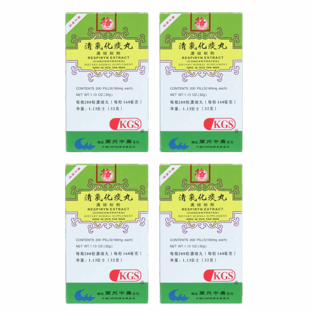 Image of Qing-Qi-Hua-Tan-Wan-Respiryn-Extract-KGS- 4 pack