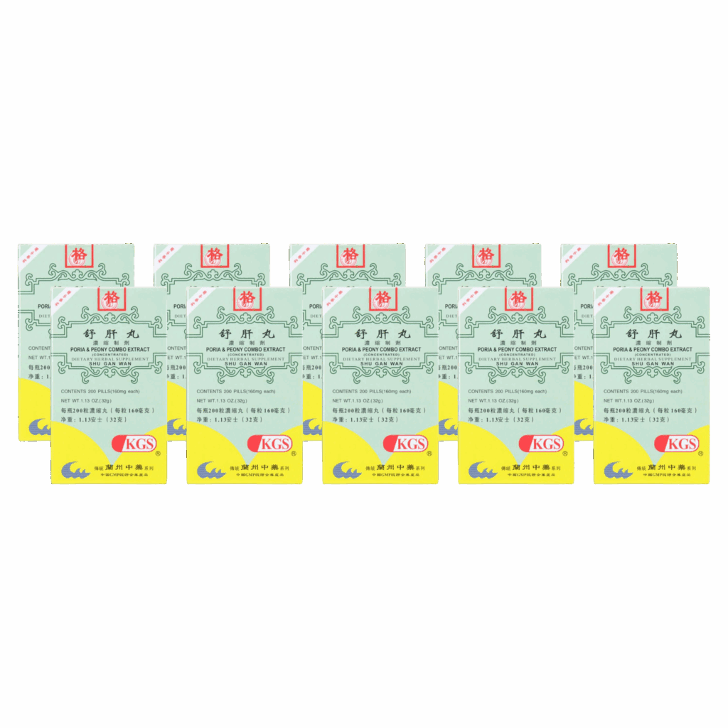 image of Shu-Gan-Wan-Poria-Peony-Combo-Extract-KGS- 10 pack