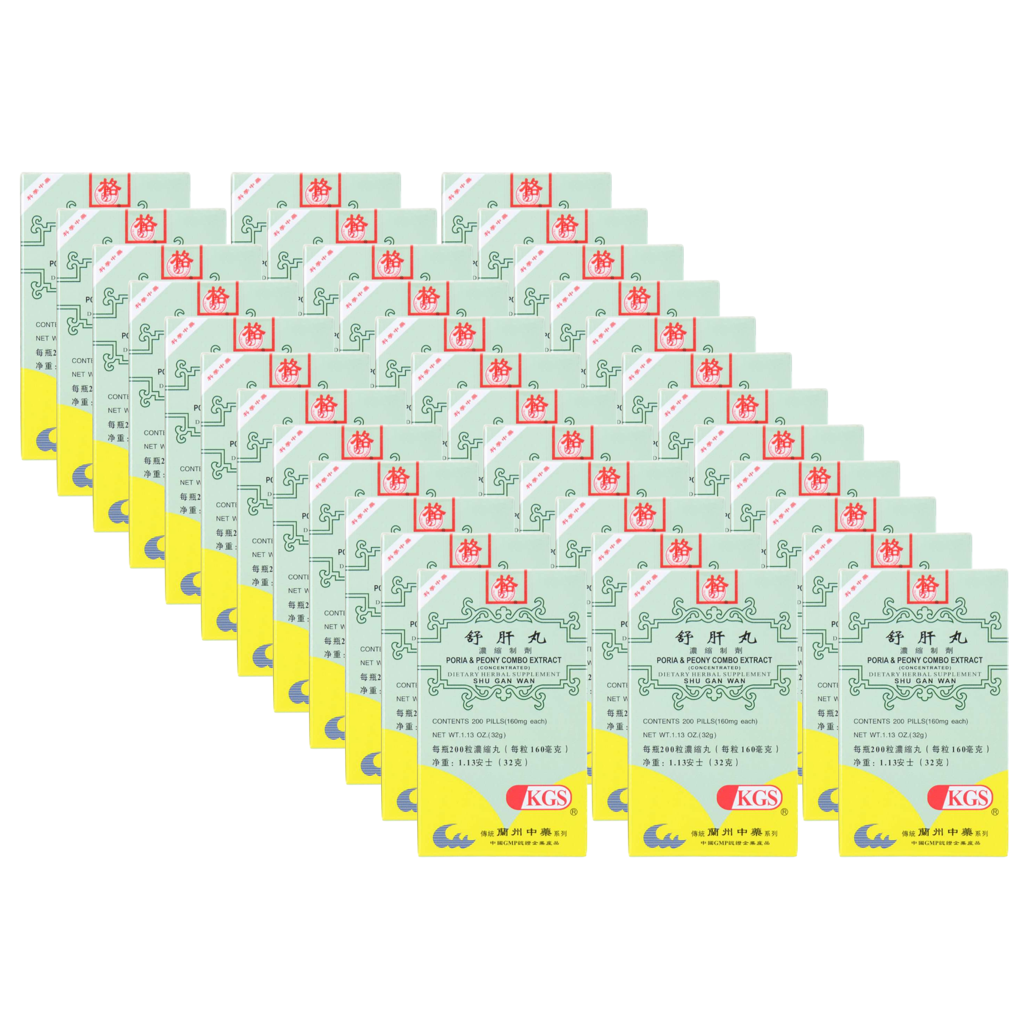 image of Shu-Gan-Wan-Poria-Peony-Combo-Extract-KGS- 36 pack