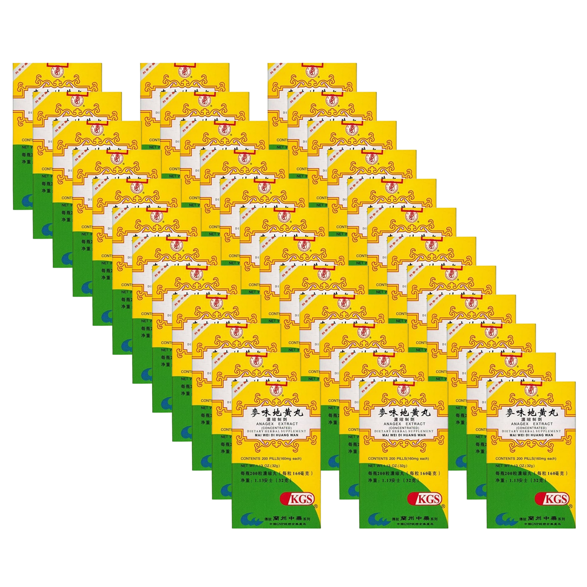 Image of mai-wei-di-huang-wan-anagex-extract- 36 pack