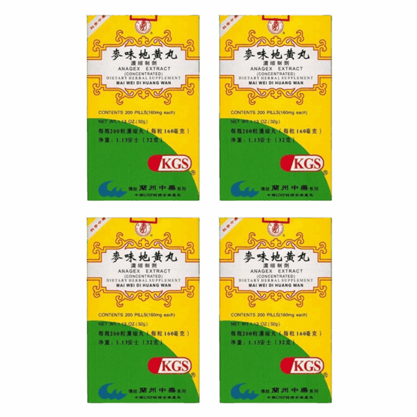 Image of mai-wei-di-huang-wan-anagex-extract- 4 pack
