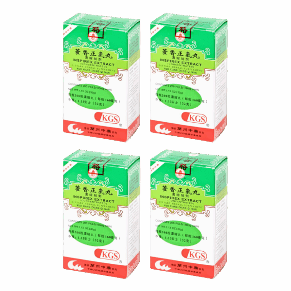 Image of Huo-Xiang-Zheng-Qi-Wan-Inspirex-Extract 4 pack