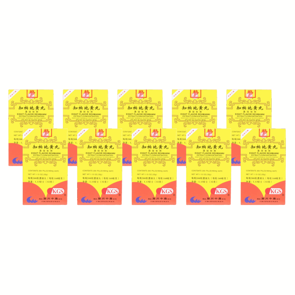 Image of Zhi-Bai-Di-Huang-Wan-Eight-Flavor-Rehmanni 10 PACK