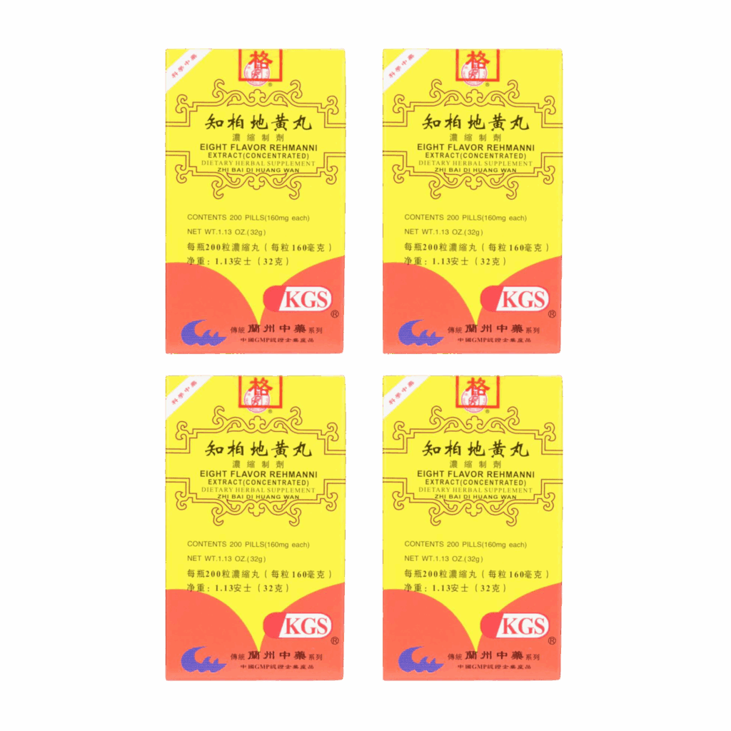 Image of Zhi-Bai-Di-Huang-Wan-Eight-Flavor-Rehmanni 4 PACK