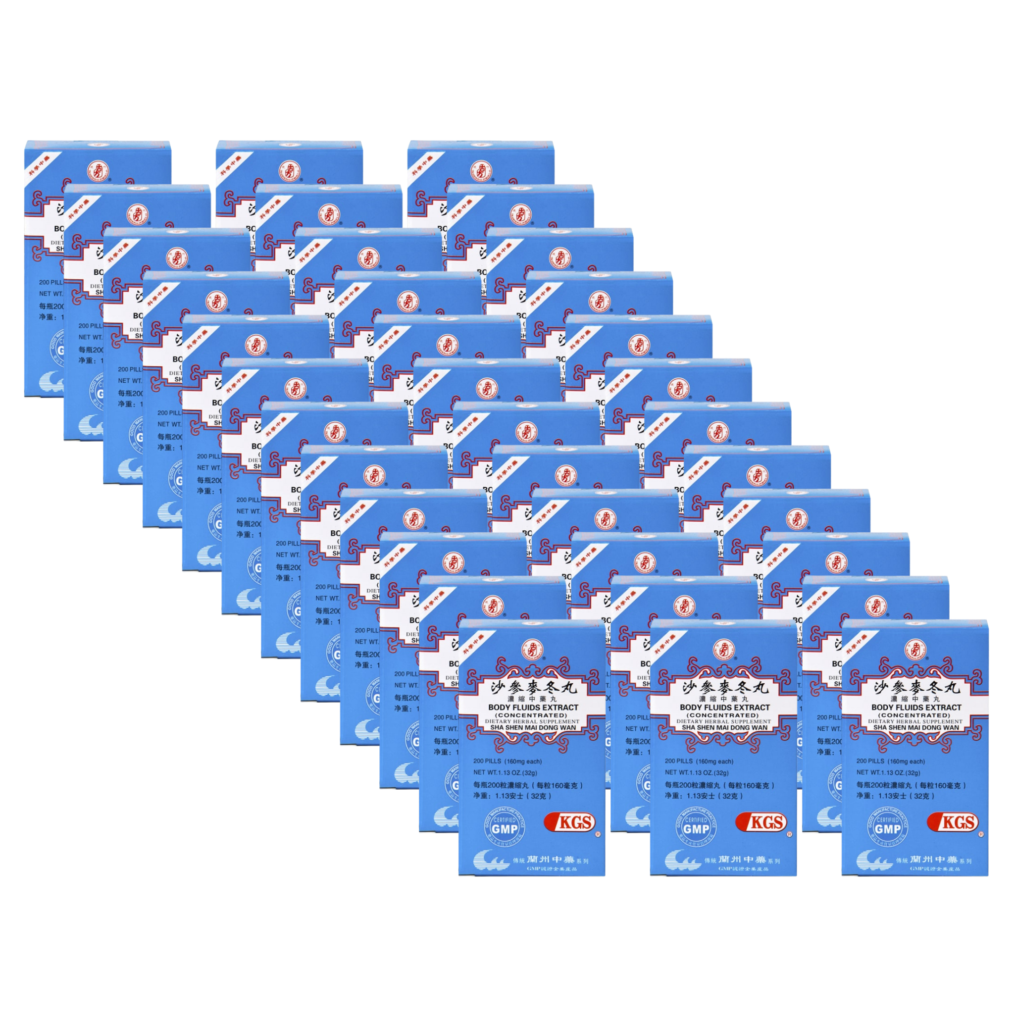 image of sha-shen-mai-dong-wan-body-fluids- 36 pack