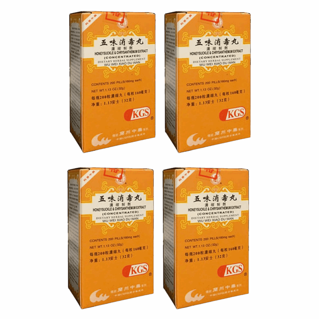Image of wu-wei-xiao-du-wan-honeysuckle-chrysanthemum- 4 pack