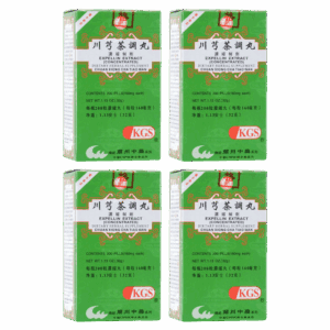 image of Chuan-Xiong-Cha-Tiao-Wan-Expellin-Extract 4 pack