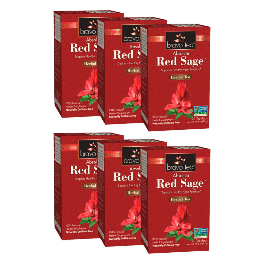 Image of Absolute Red Sage Tea - by Bravo Tea - 6-pack