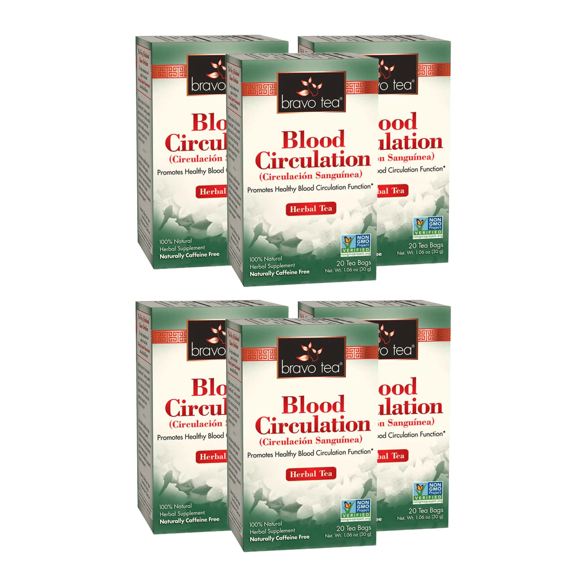 Image of Blood Circulation Tea - by Bravo Tea - 6-pack