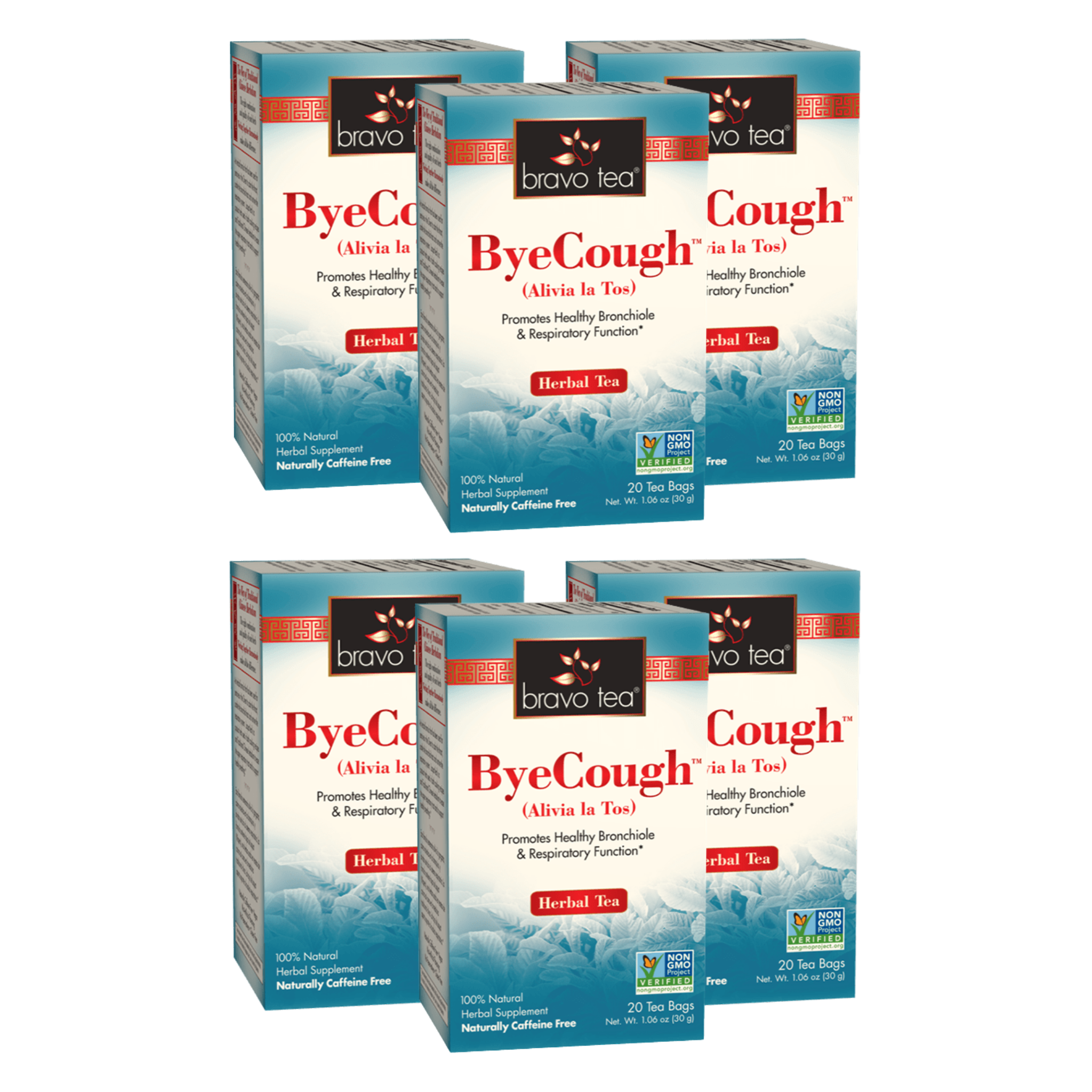 Image of Bye Cough Tea - by Bravo Tea - 6-pack