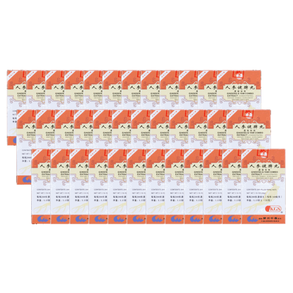 Image of Ren-Shen-Jian-Pi-Wan-Ginseng-Yam-Combo- 36 pack