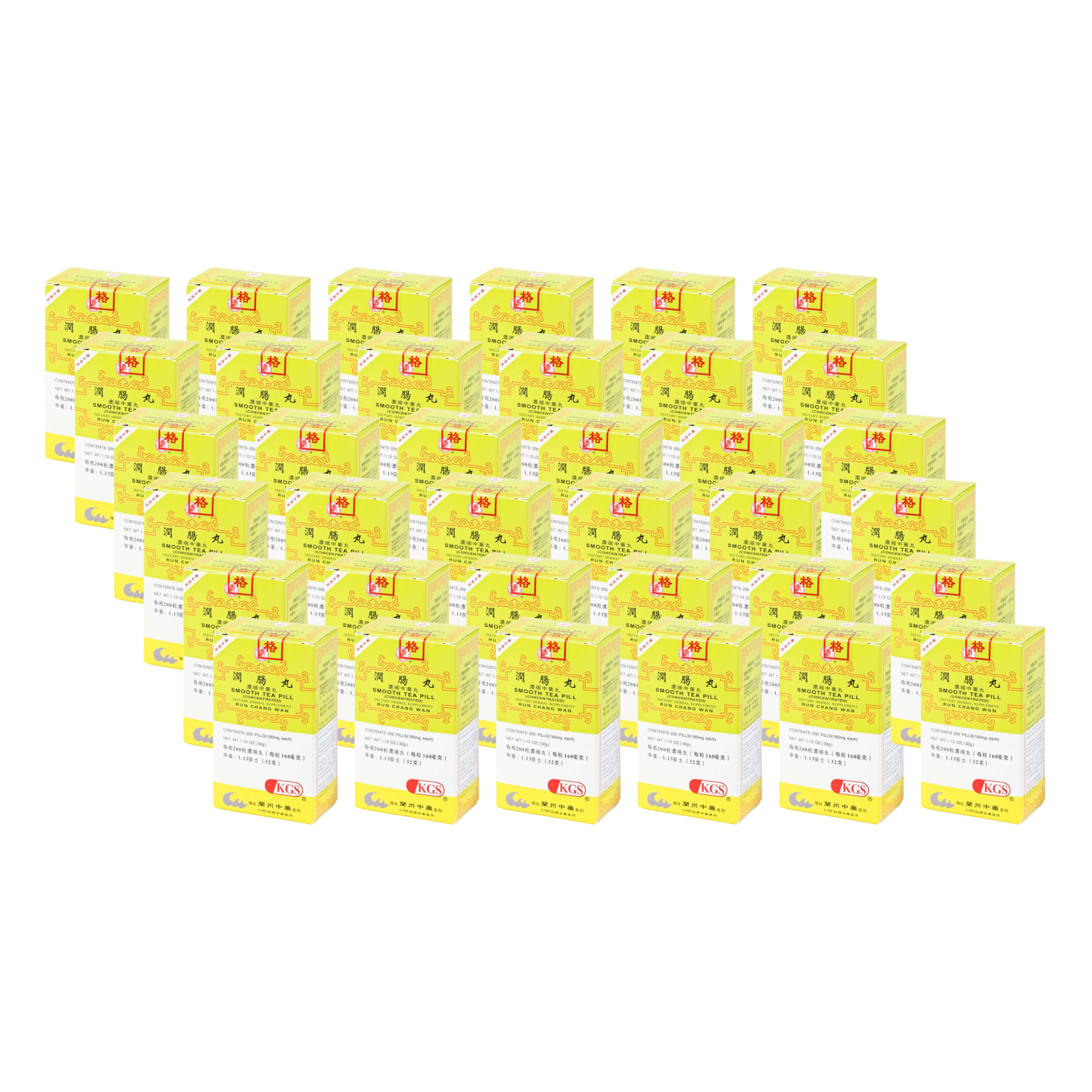 image of Run-Chang-Wan-Smooth-Tea-Pill-KGS- 36 pack