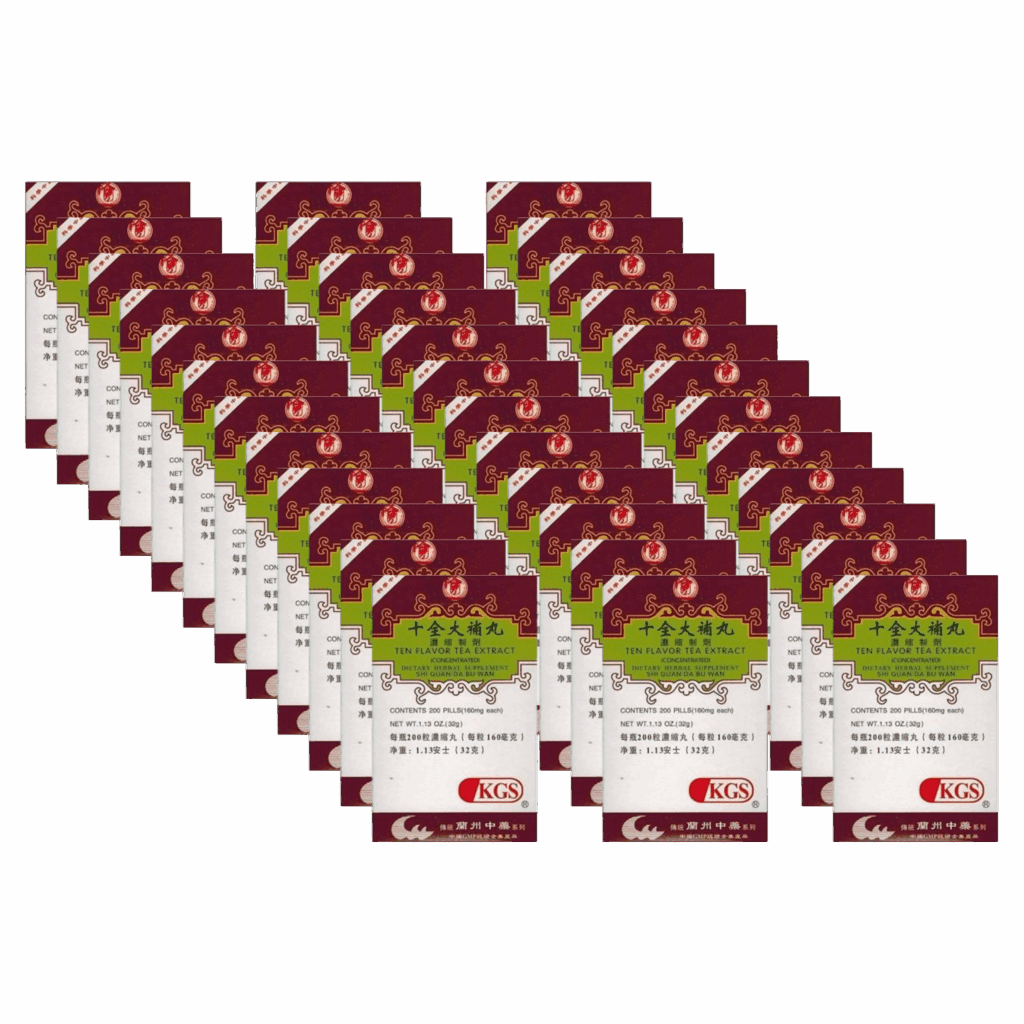 image of SHI-QUAN-DA-BU-WAN-Ten-Flavor-Tea-Extract 36 pack