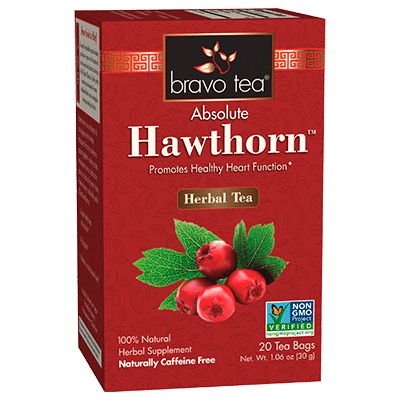 Box of 20 tea bags, 100% natural herbal supplement, naturally caffeine free, non-GMO project verified. Net weight 1.06 ounces, or 30 grams.