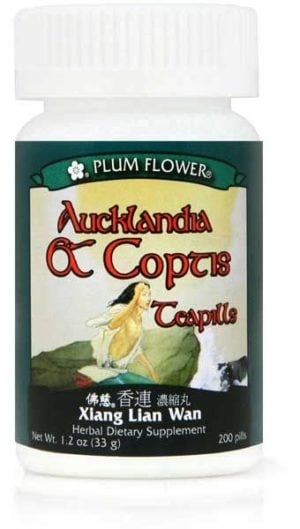 Plum Flower - Aucklandia and Coptis Teapills (Xiang Lian Wan) - (SPECIAL ORDER - Allow 10 - 14 Days to Ship)