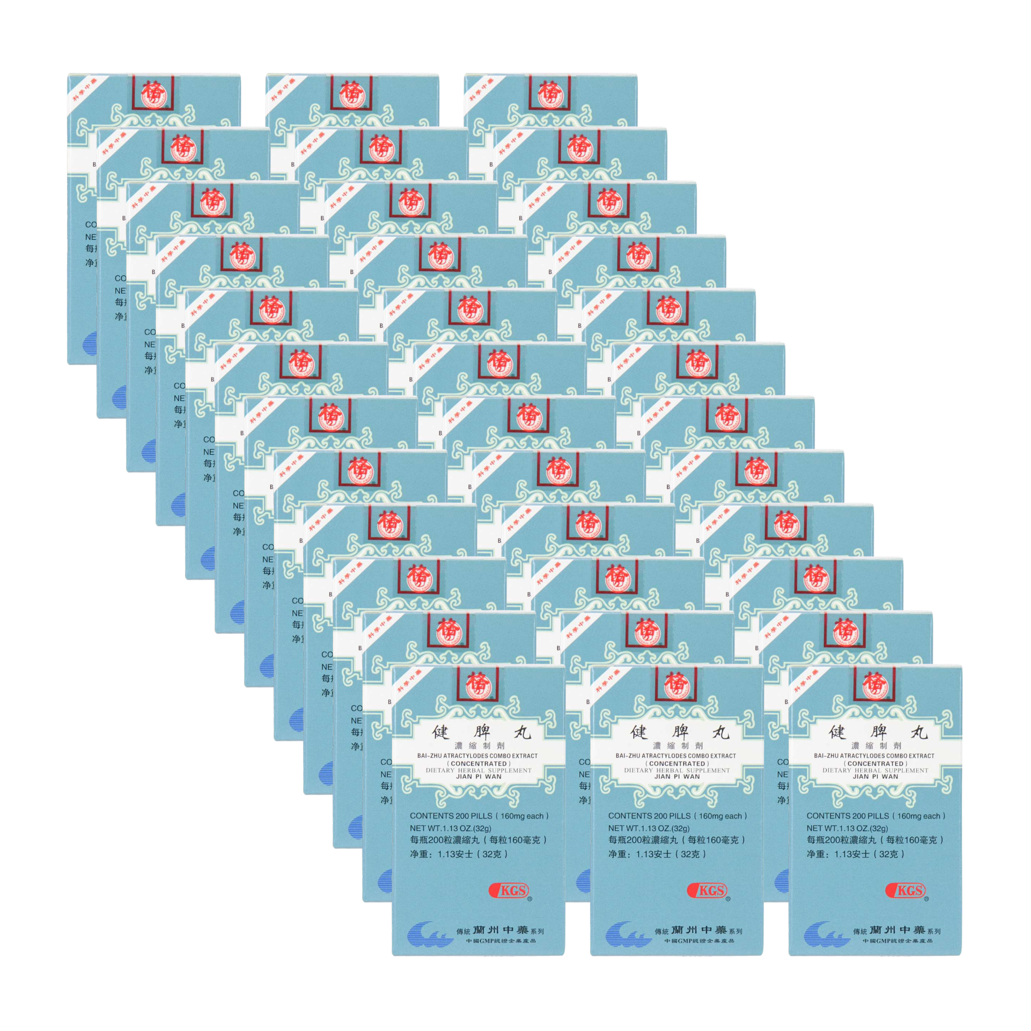 Image of Jian-Pi-Wan-Bai-Zhu-Atractylodes-Combo-Extract- 36 pack