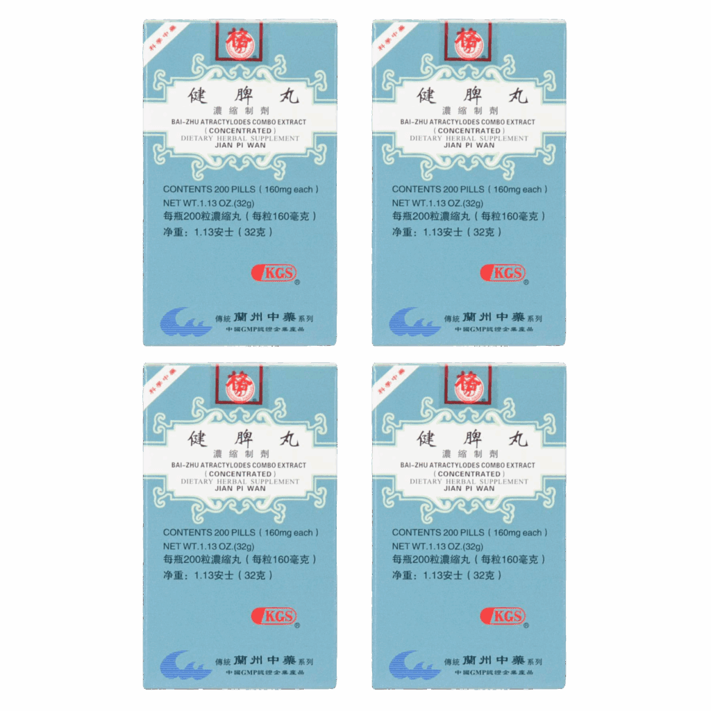 Image of Jian-Pi-Wan-Bai-Zhu-Atractylodes-Combo-Extract= 4 pack