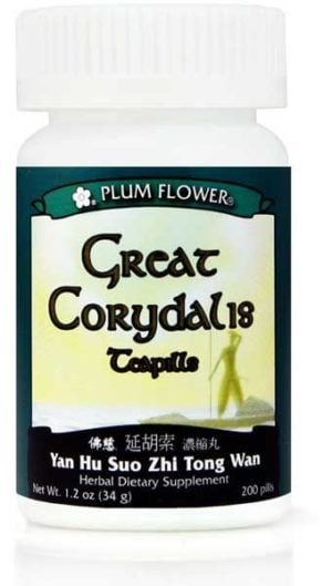 Plum Flower - Great Corydalis Teapills (Yan Hu Suo Zhi Tong Wan)