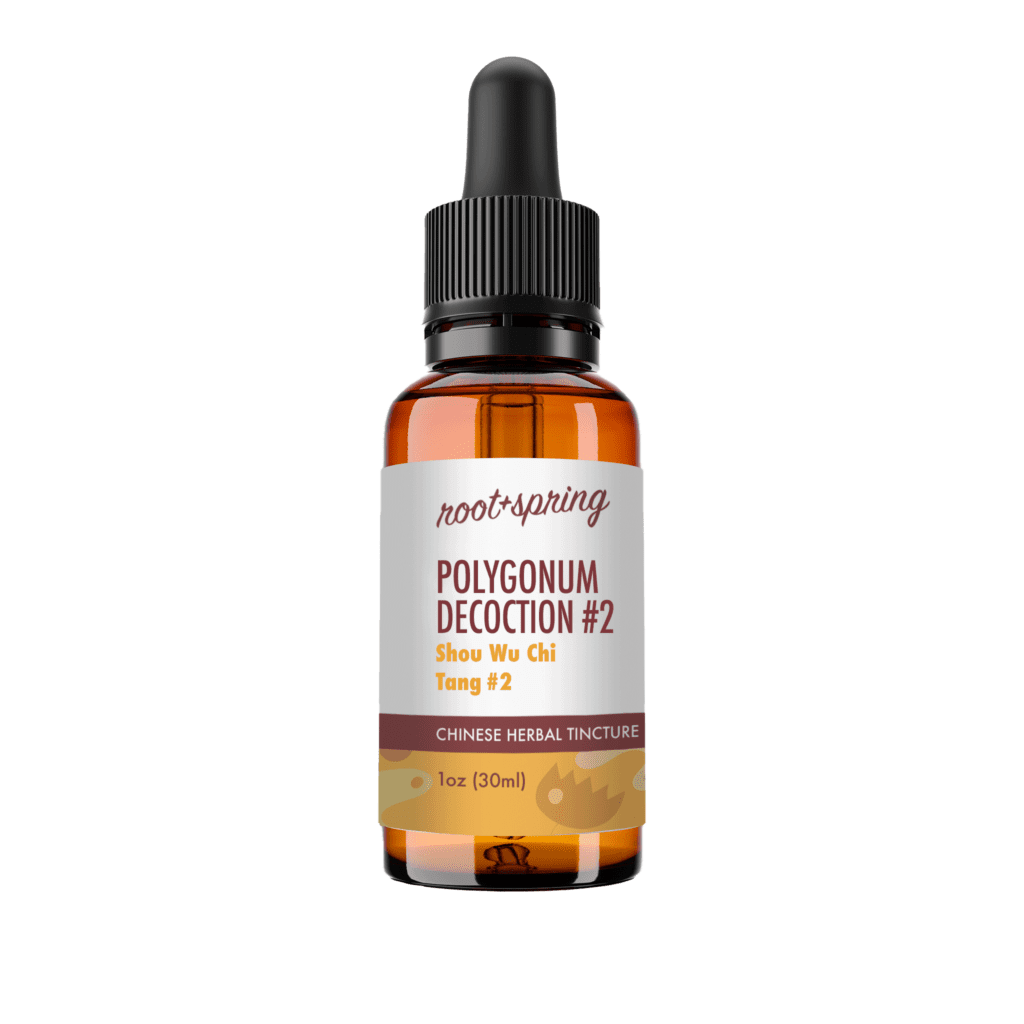 Image of Polygonum-Decoction Shou Wu Chi Tang - Liquid Extract (Tincture) by Root+Spring 1oz bottle