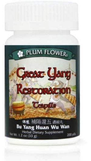 Plum Flower - Great Yang Restoration Teapills (Bu Yang Huan Wu Wan)