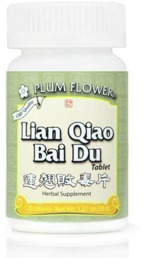Plum Flower - Lian Qiao Bai Du Tablets - (SPECIAL ORDER - Allow 10 - 14 Days to Ship)