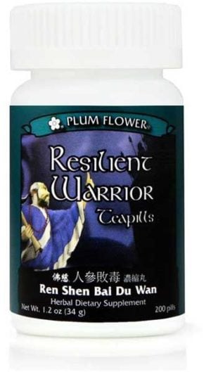 Plum Flower - Resilient Warrior Teapills (Ren Shen Bai Du Wan) - (SPECIAL ORDER - Allow 10 - 14 Days to Ship)