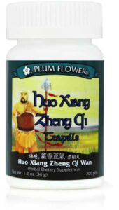 Bottle of 200 pills of herbal dietary supplement, net weight 1.2 ounces, or 34 grams. English and chinese text.