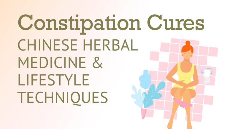Constipation cures, chinese herbal medicine and lifestyle techniques.