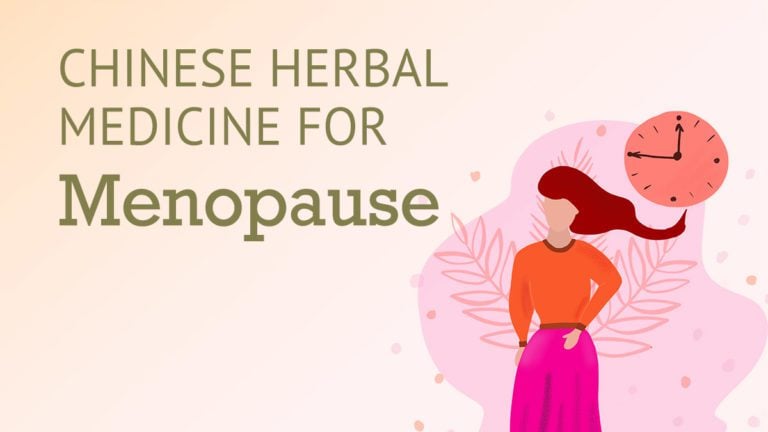 Chinese herbal medicine for menopause.