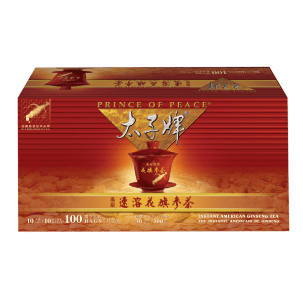 PRINCE OF PEACE - American Ginseng Instant Tea - 100 tea bags | Best Chinese Medicines